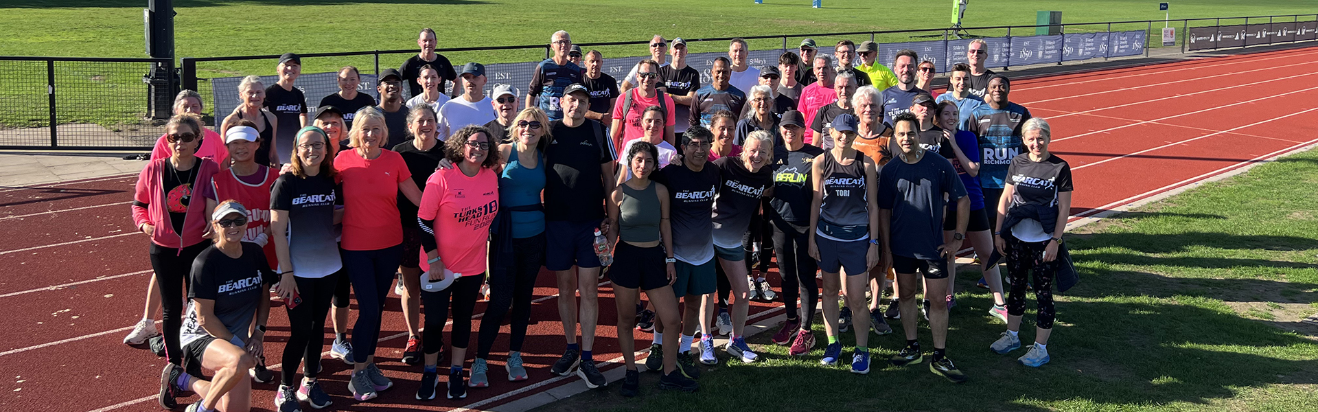 BeaRCat Running Club at Sir Mo Farah Athletics Track